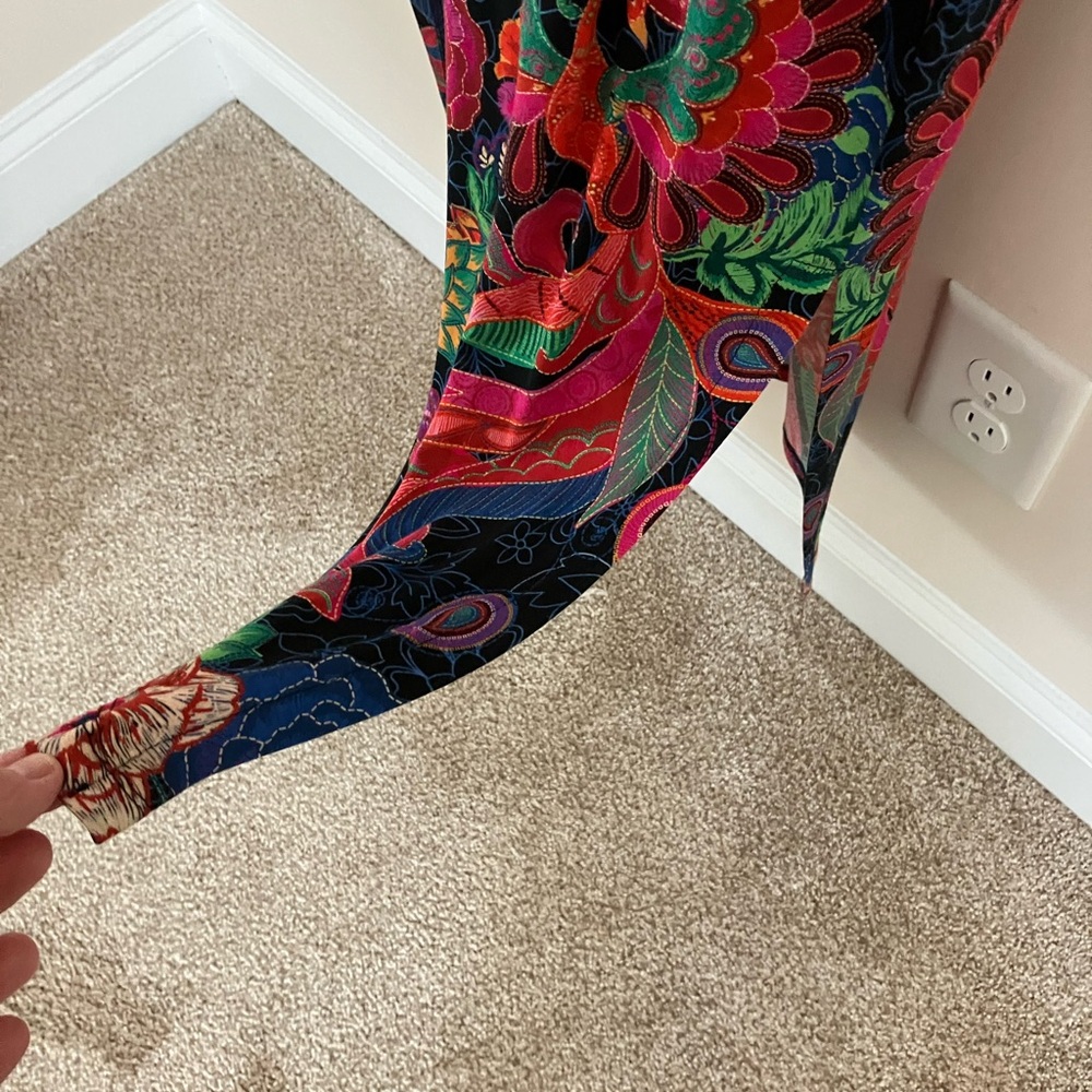 Johnny Was Vibrant Floral Maxi Dress - Picture 5 of 10